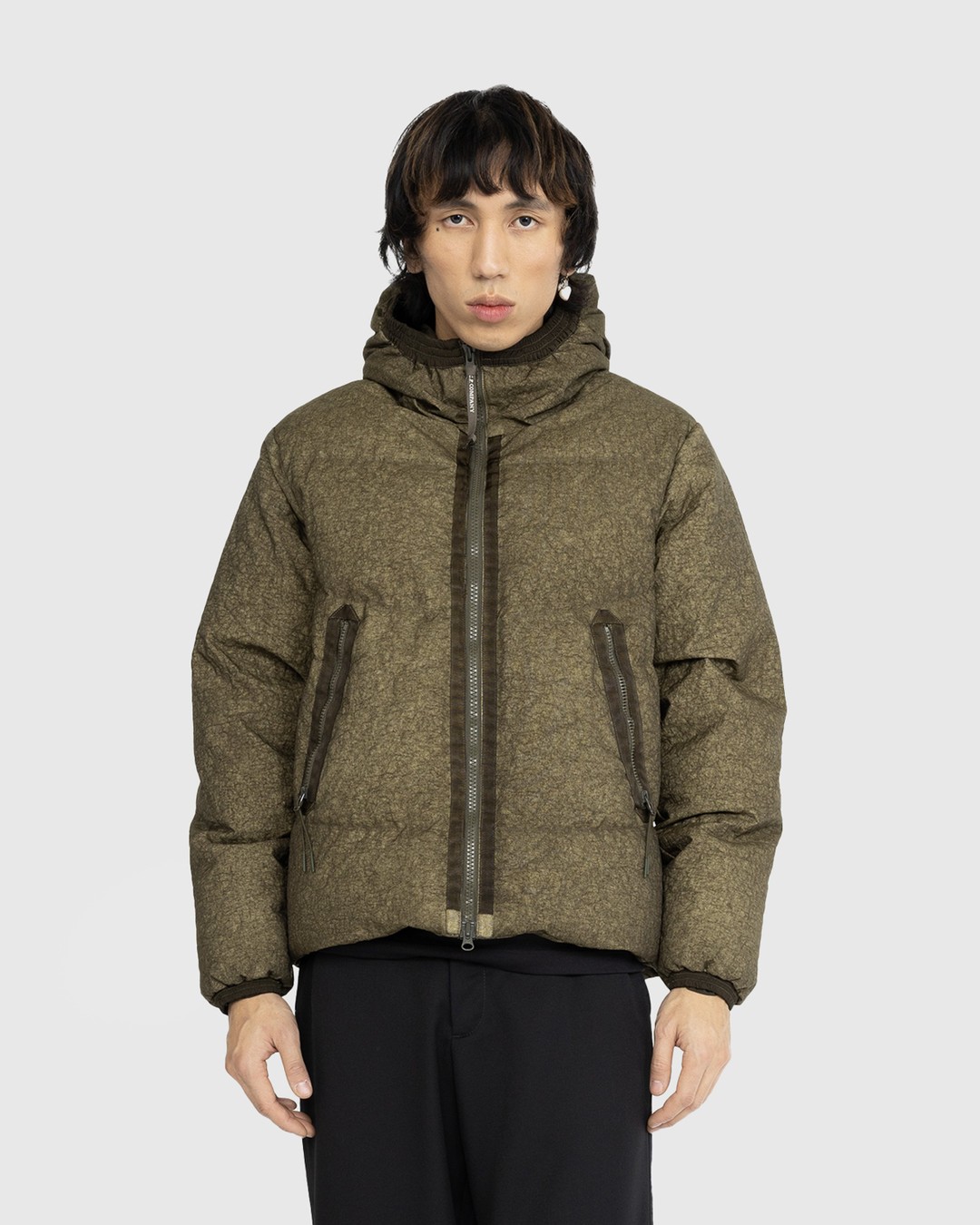 C.P. Company Co Ted Goggle Down Jacket Ivy Green Highsnobiety Shop